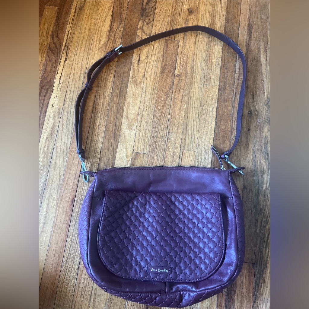 Vera Bradley Carson Shoulder Bag In Mulled Wine Color